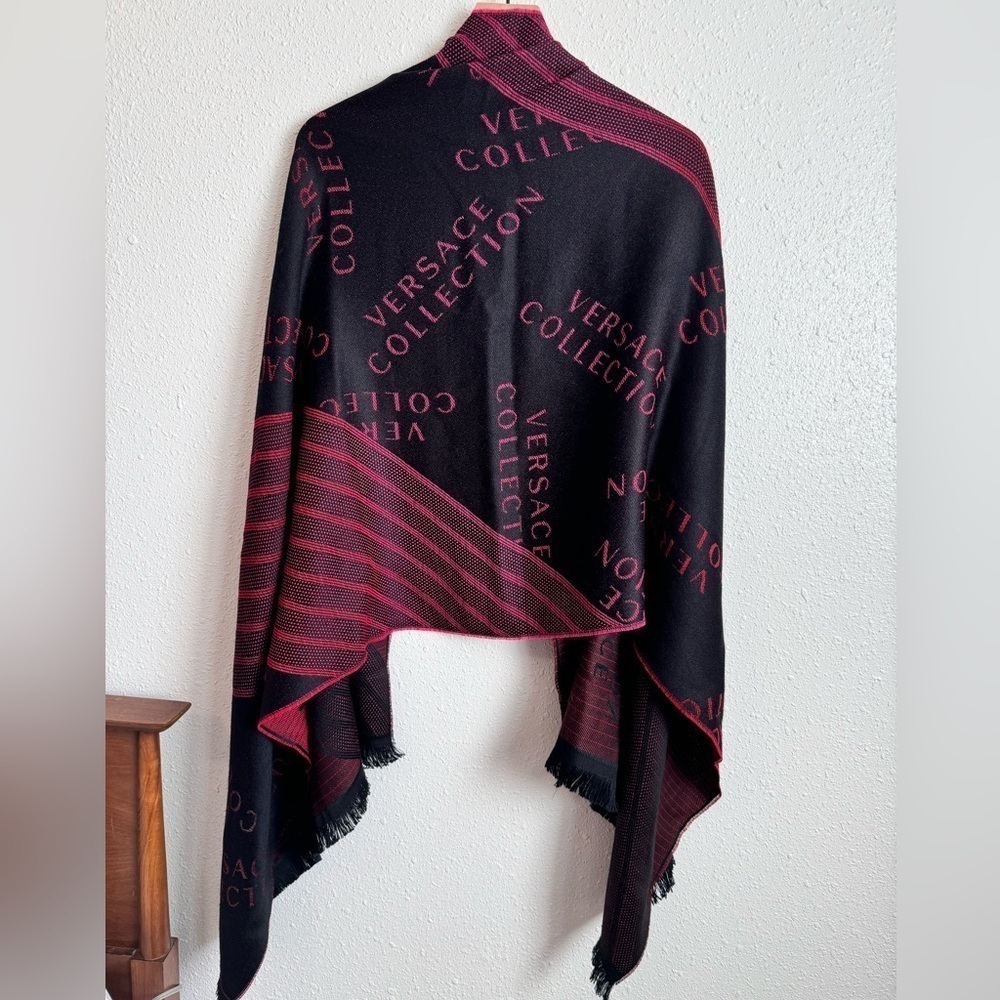 Versace Collection Ombré Oversized Scarf Stole Shawl - Picture 3 of 9
